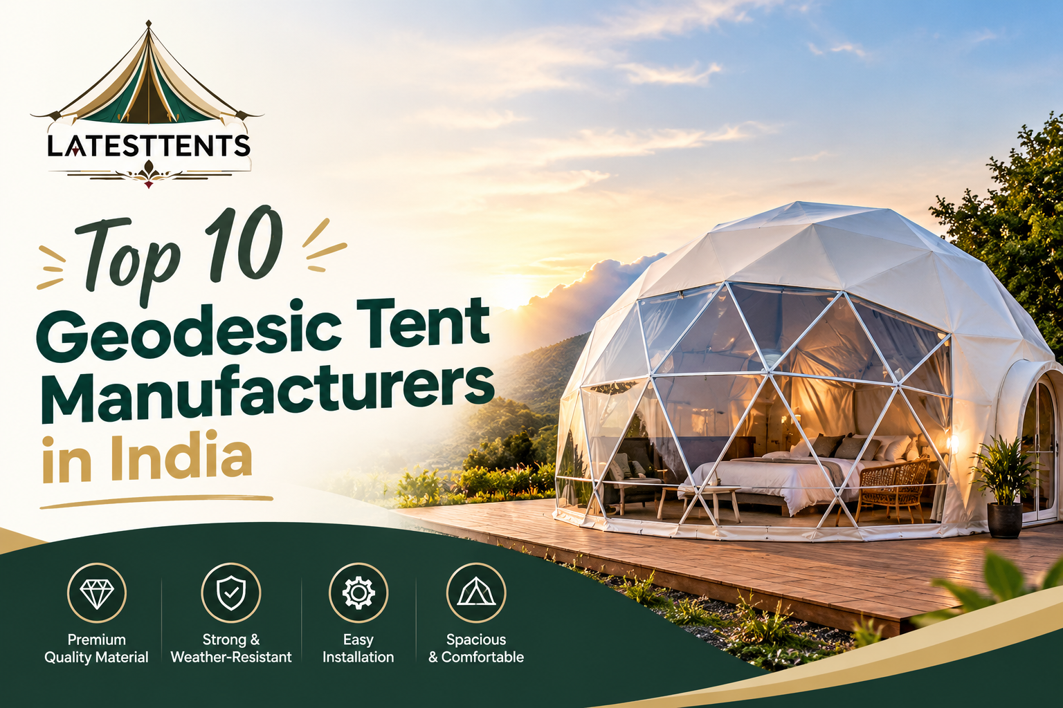 Top 10 Geodesic Tent Manufacturers in India