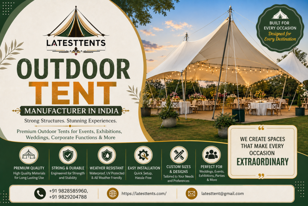 Outdoor Tent Manufacturer in India