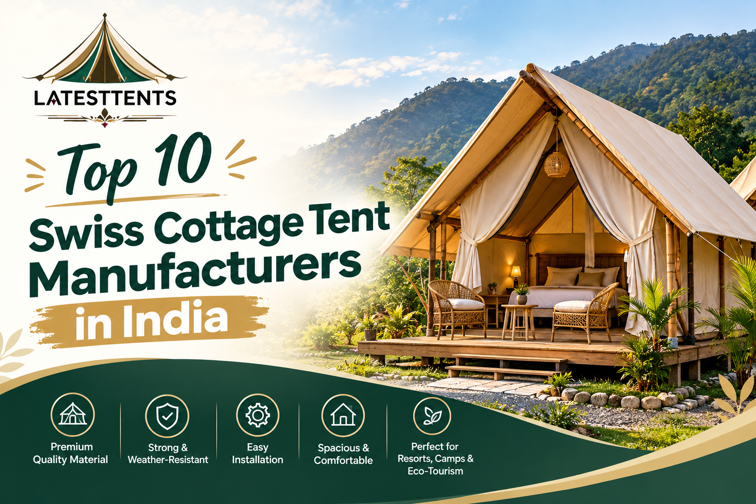 Top 10 Swiss Cottage Tent Manufacturers in India